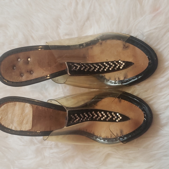 Vintage lucite mules - Picture 5 of 8